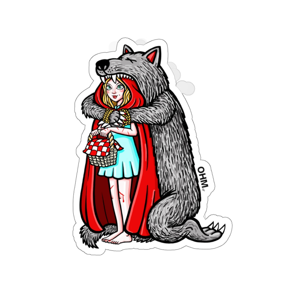 LITTLE RED RIDING HOOD Sticker