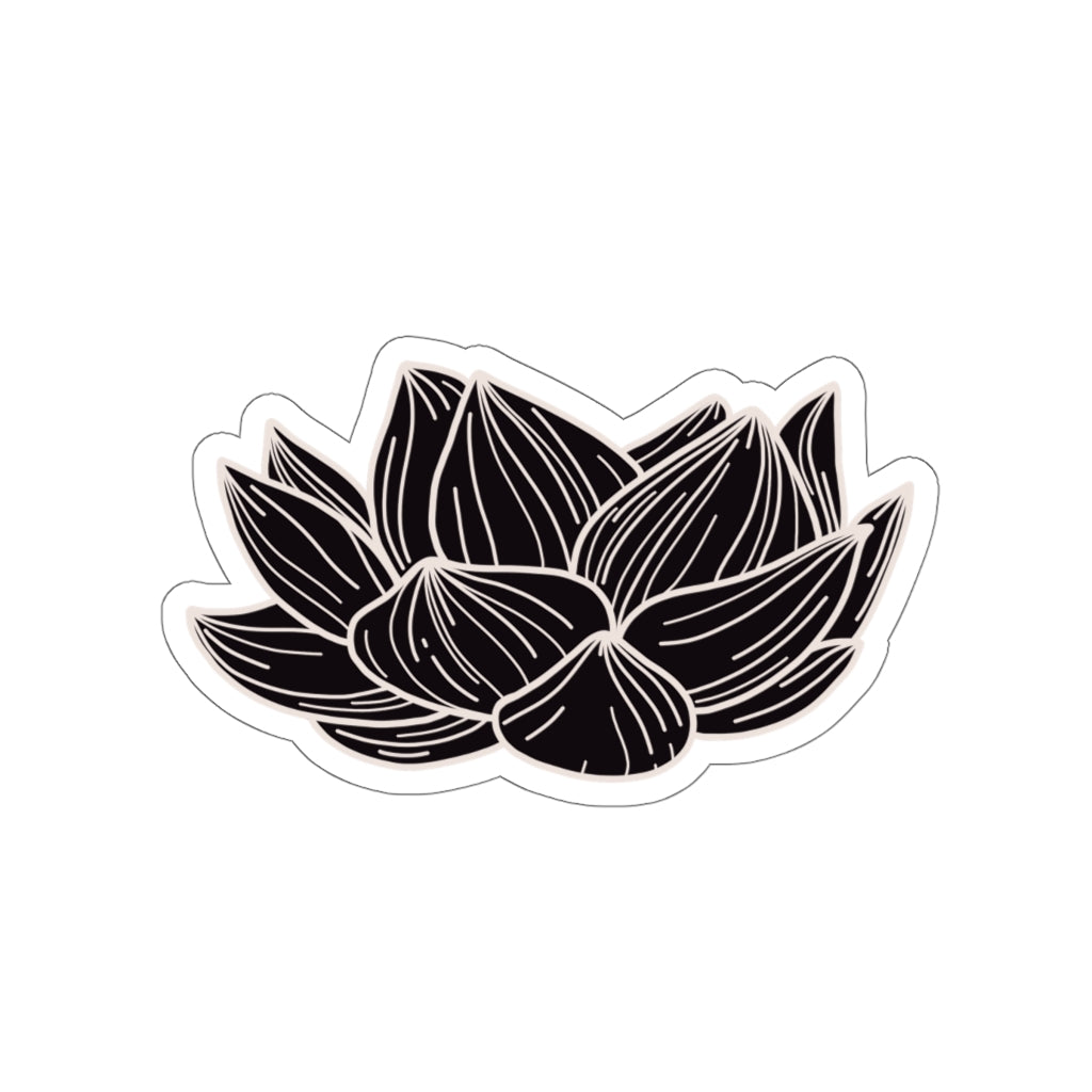 STAY GROUNDED LOTUS Sticker