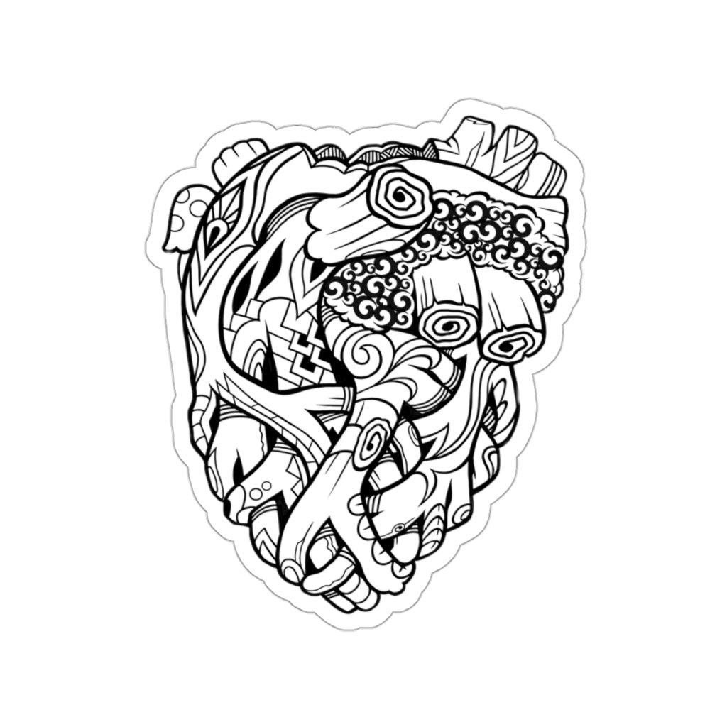OHM HEART OF THE WOODS Sticker