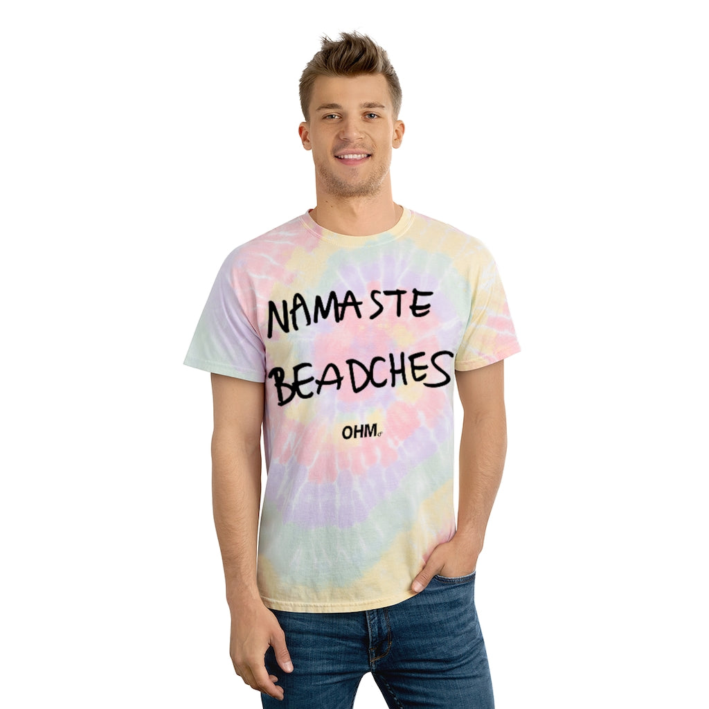 OHM NAMASTE BEADCHES Tie-Die T-shirt