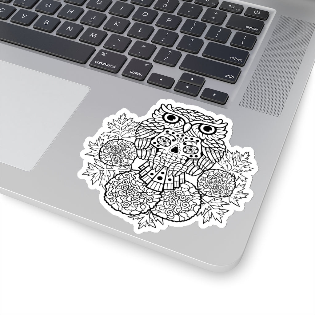OHM WHO DEAD Sticker