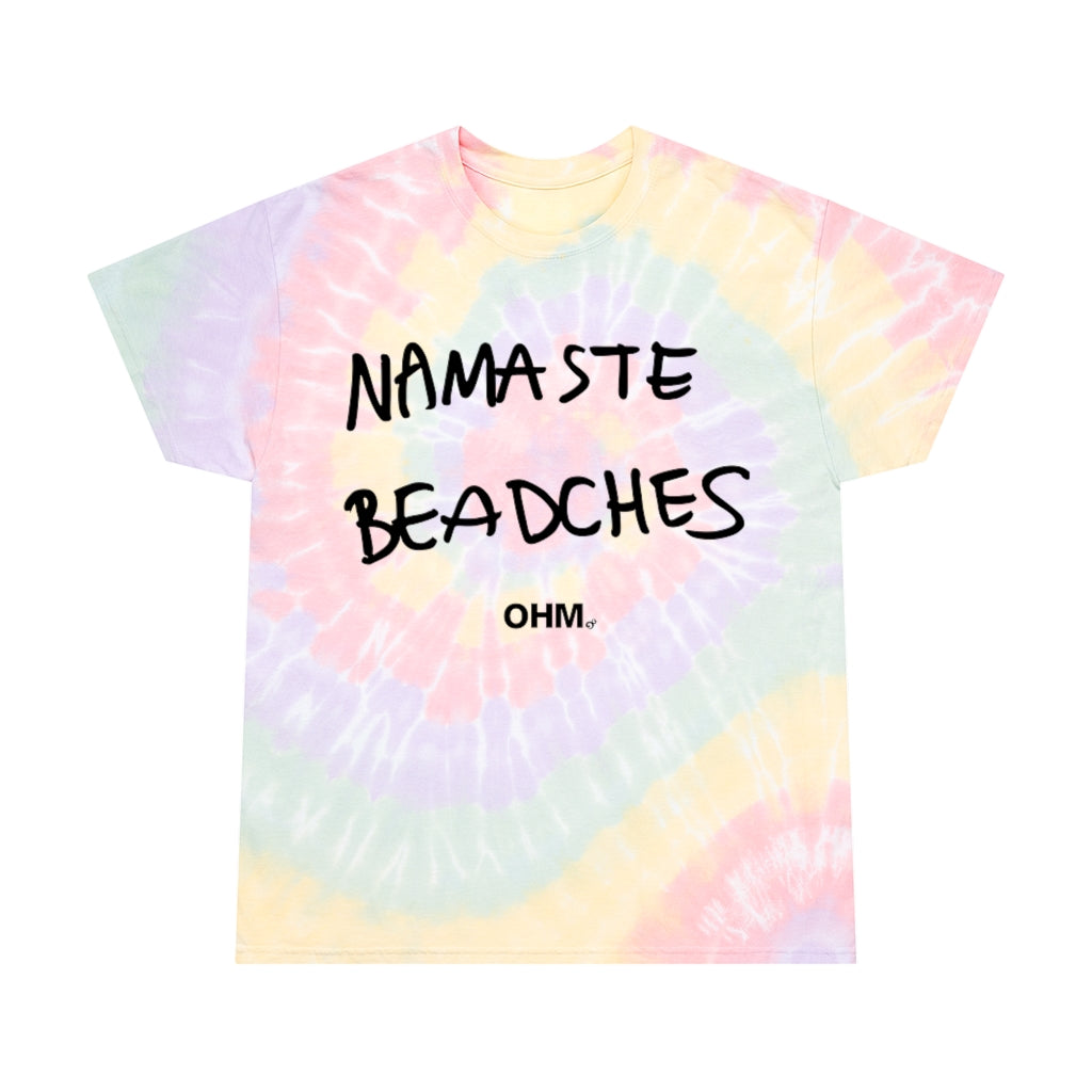 OHM NAMASTE BEADCHES Tie-Die T-shirt