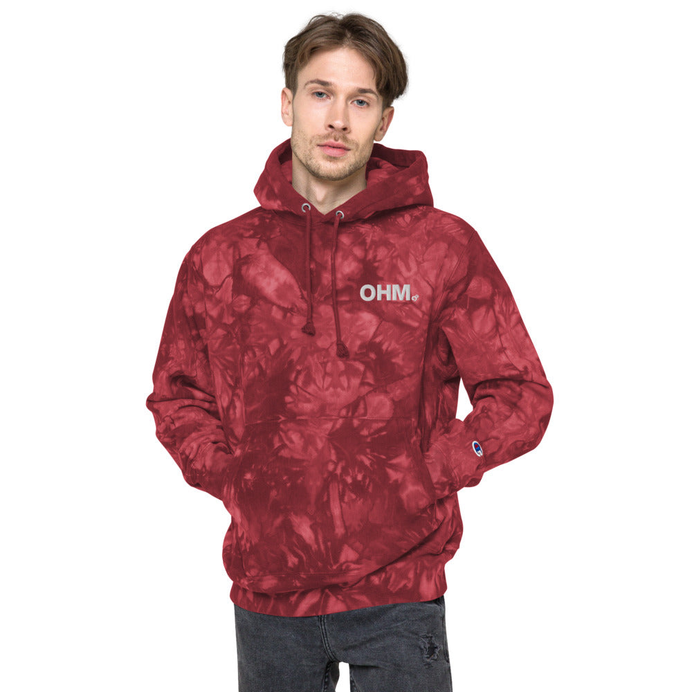 OHM Champion tie-dye hoodie