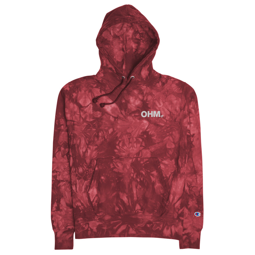 OHM Champion tie-dye hoodie