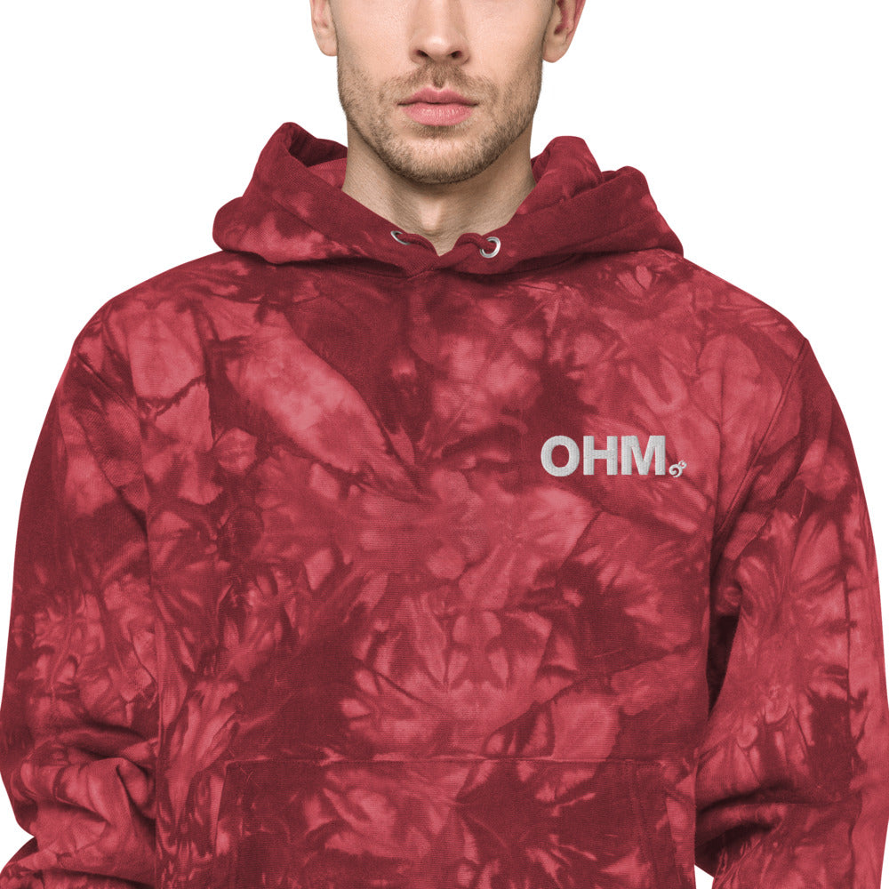 OHM Champion tie-dye hoodie