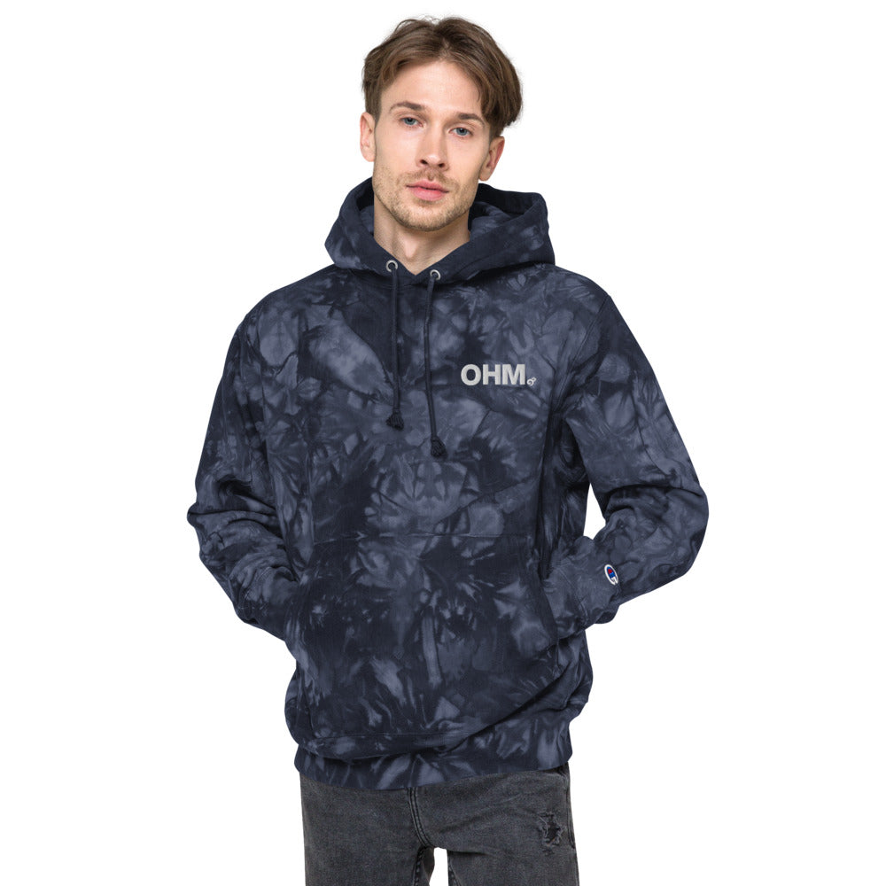 OHM Champion tie-dye hoodie