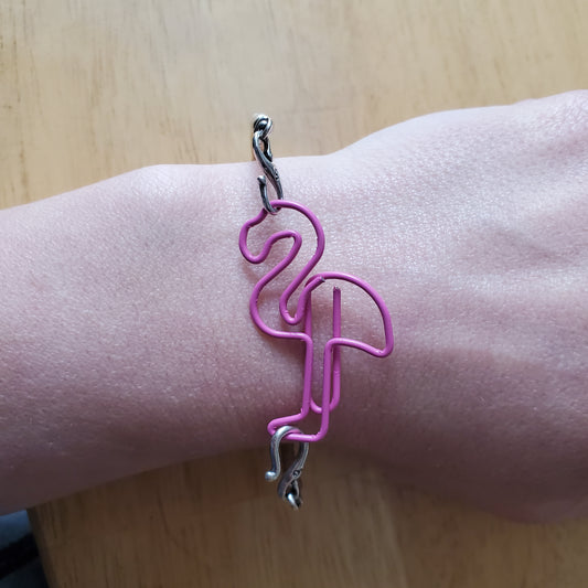 Flamingo Paper Clip Y Clasp