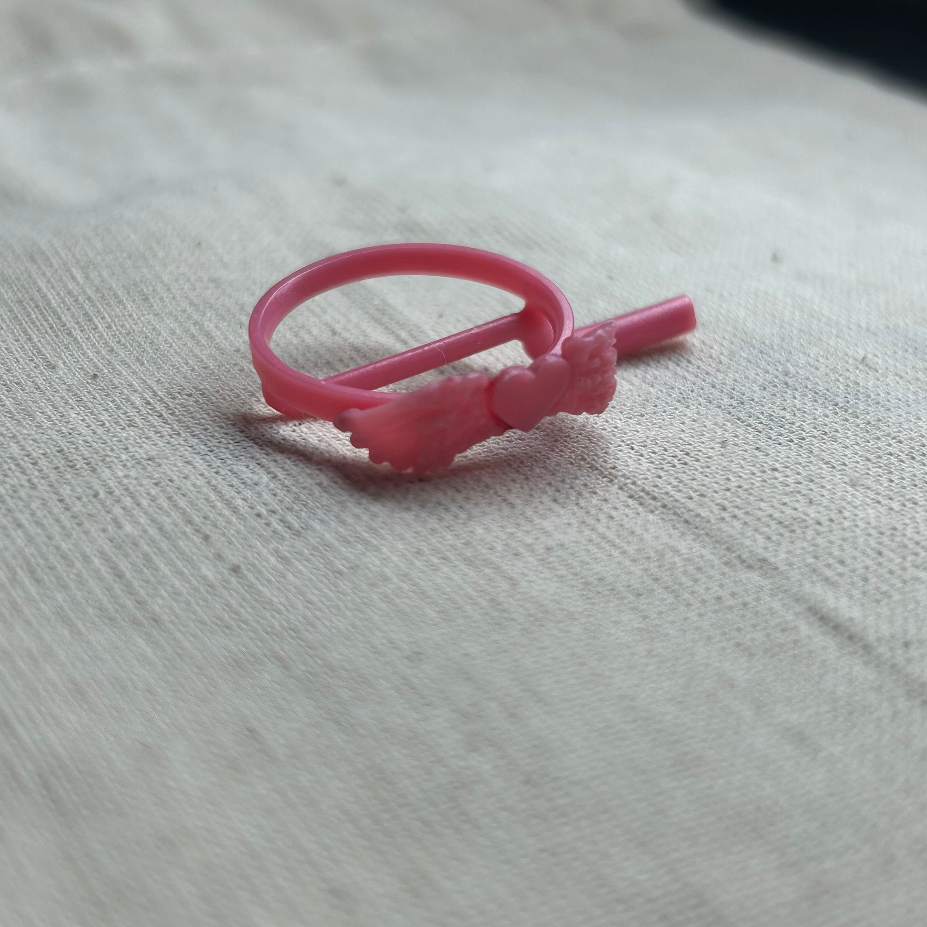 Winged Heart Ring, Size 9