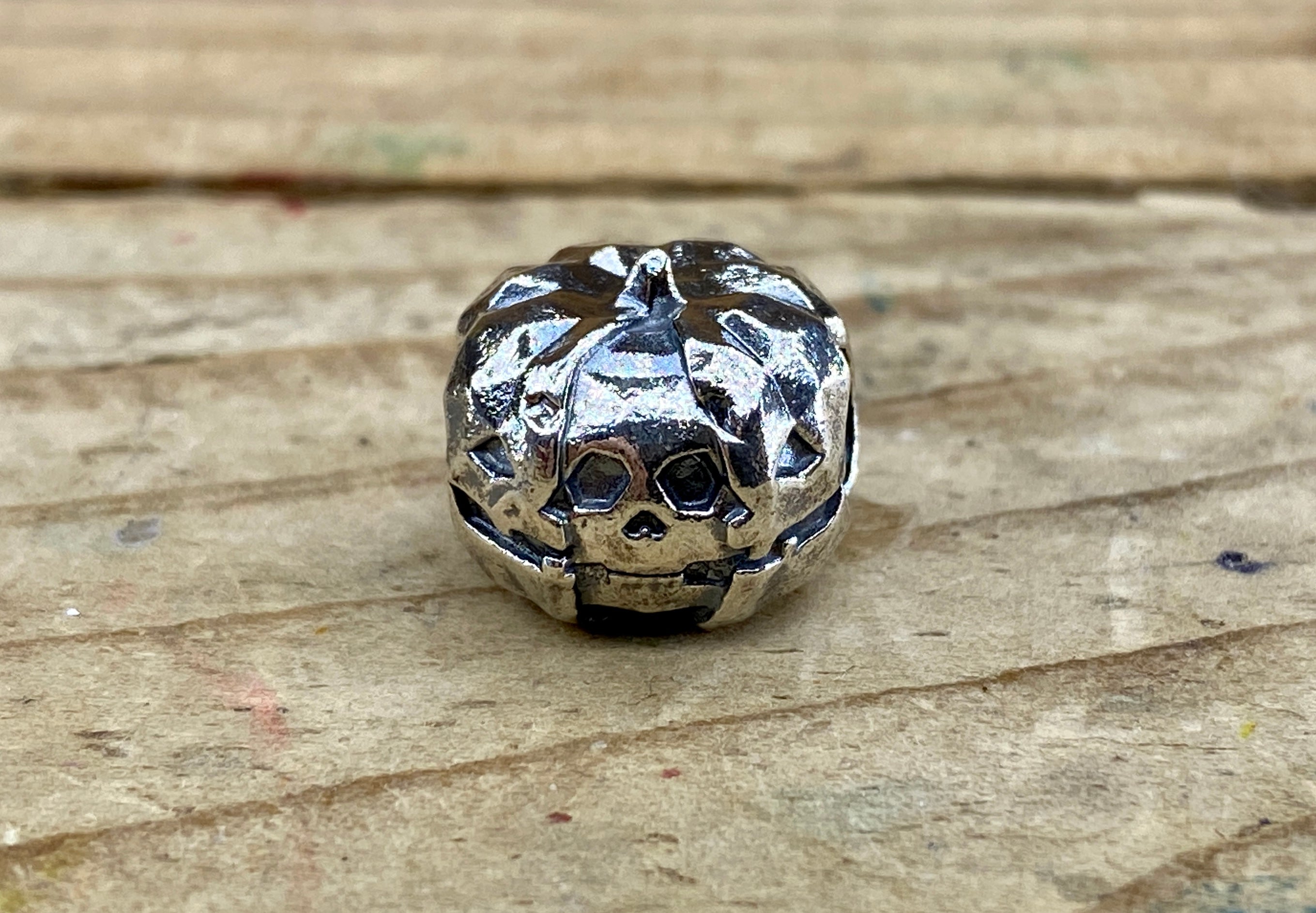 Silver Jack-O-Lantern