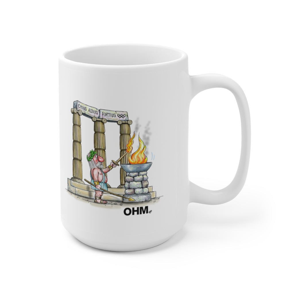 OHM GNOME OLYMPICS Mug 15oz