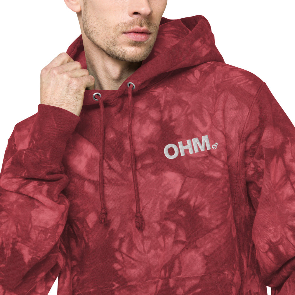 OHM Champion tie-dye hoodie