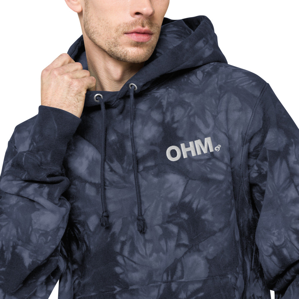 OHM Champion tie-dye hoodie